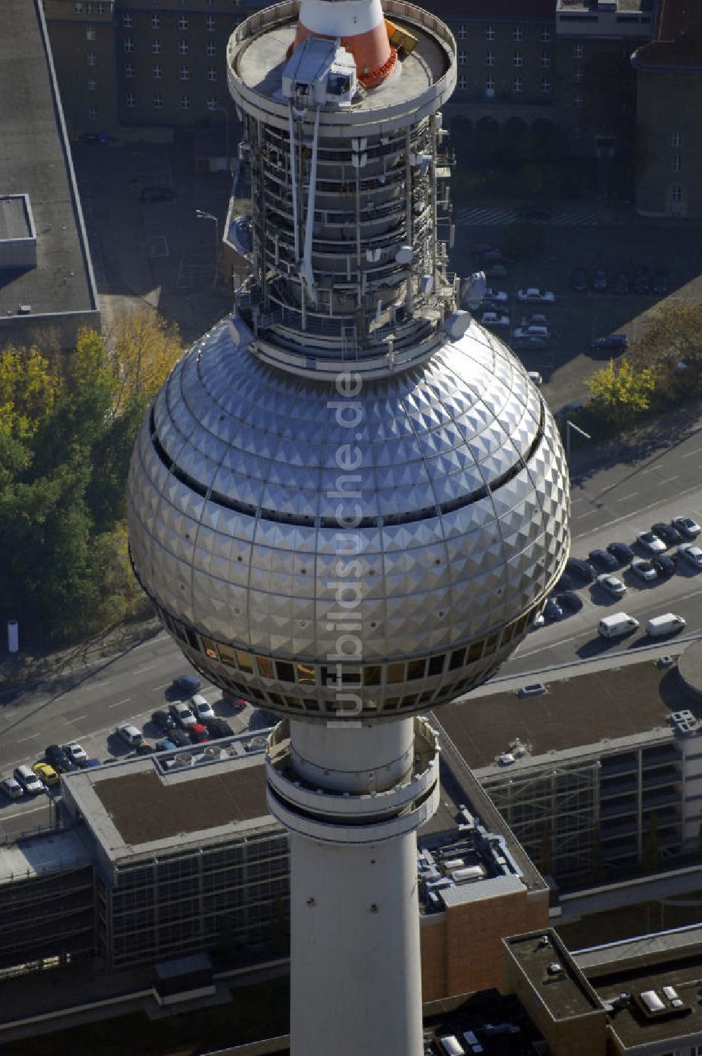 Luftbild Berlin - Berliner Fernsehturm