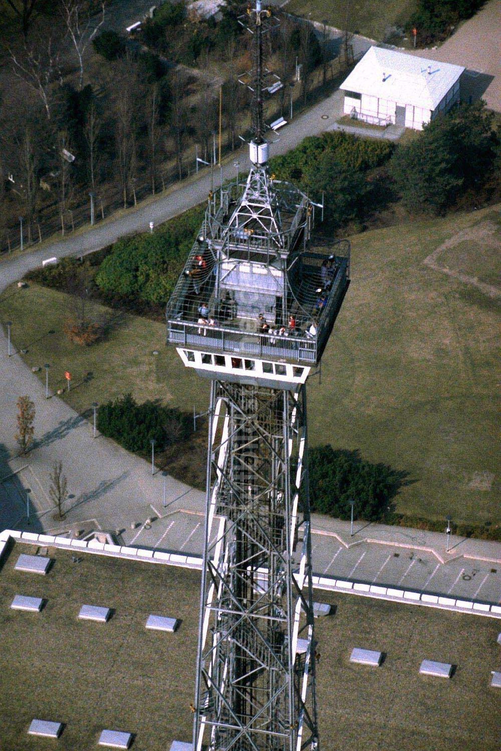 Berlin - Charlottenburg aus der Vogelperspektive: Berliner Funkturm