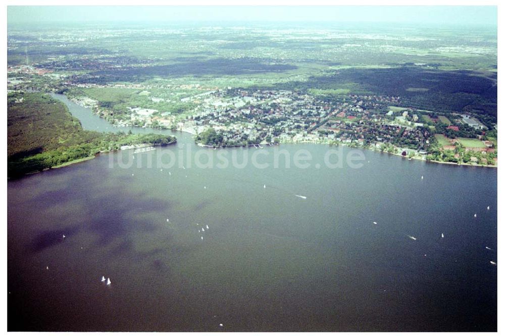 Berlin-Köpenick aus der Vogelperspektive: Berliner Müggelsee