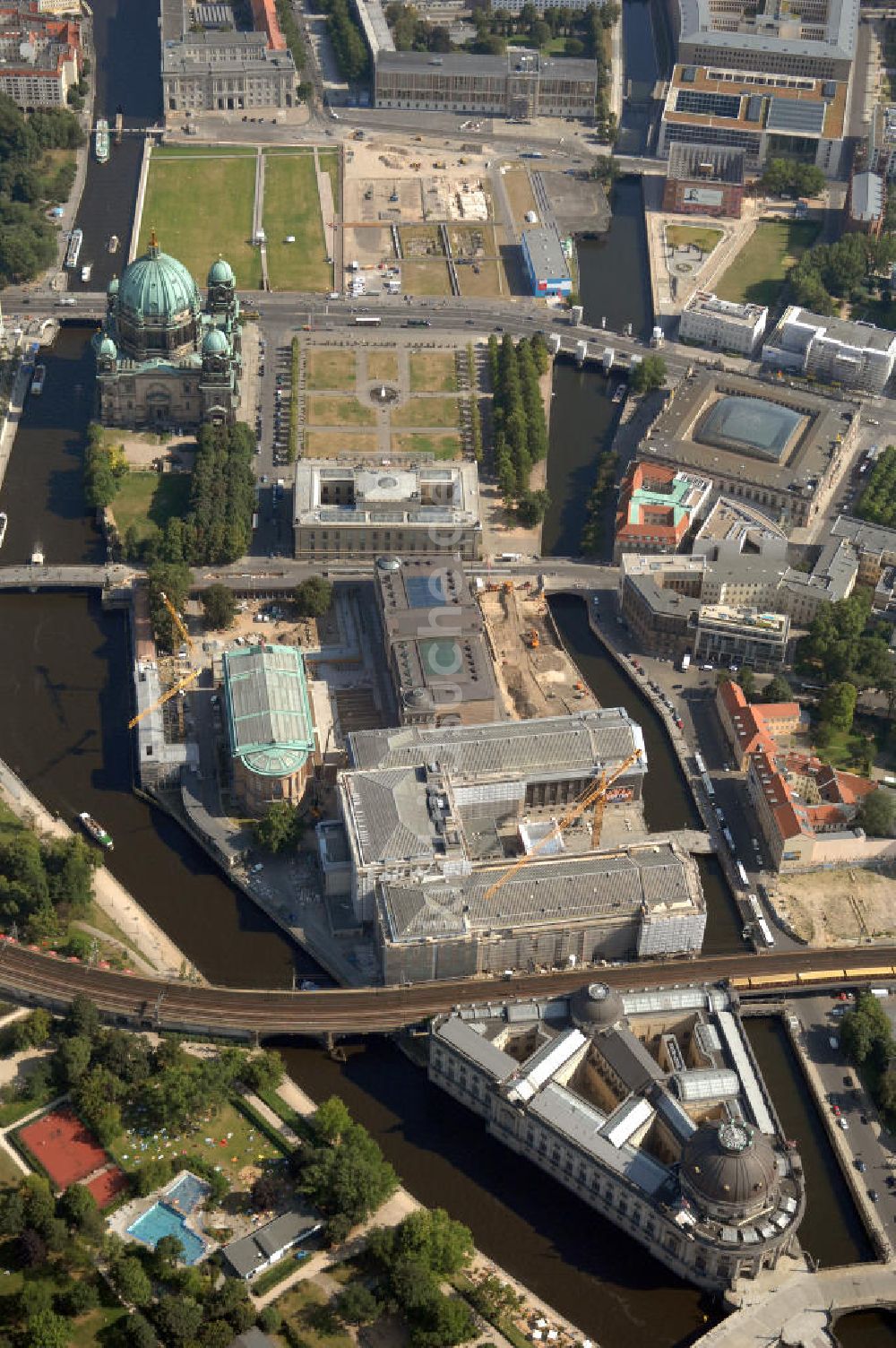 Luftaufnahme Berlin - Berliner Museumsinsel