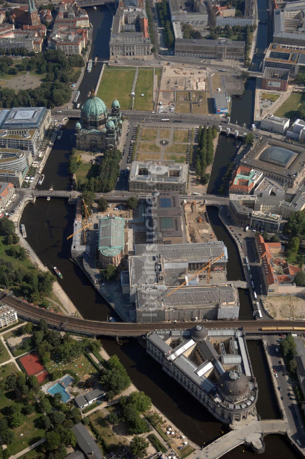 Luftbild Berlin - Berliner Museumsinsel