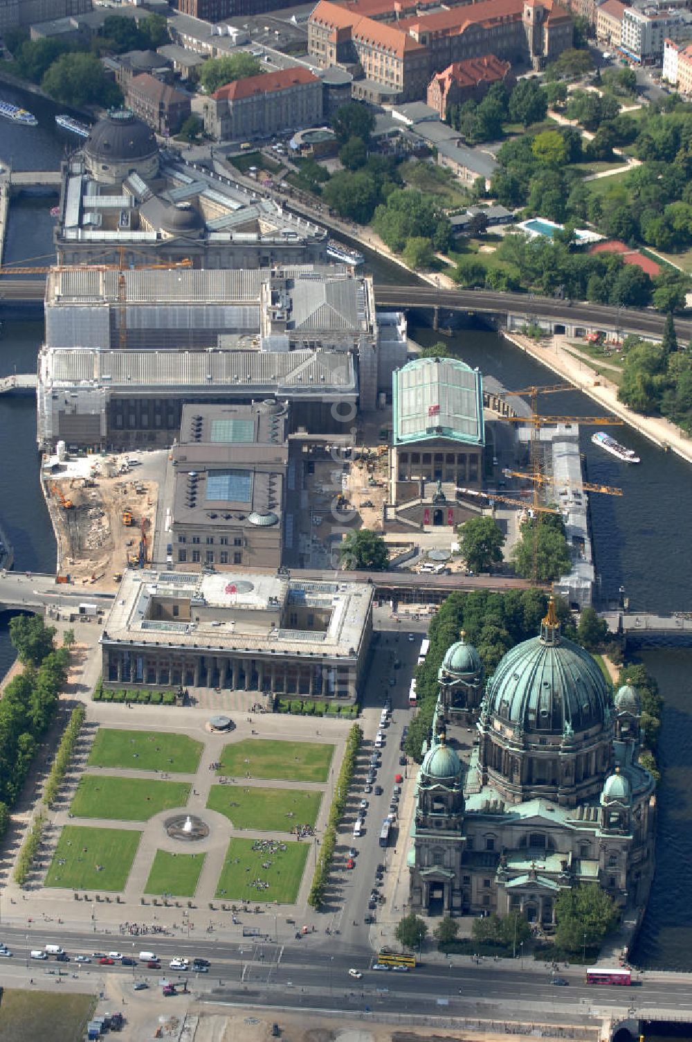 Berlin von oben - Berliner Museumsinsel