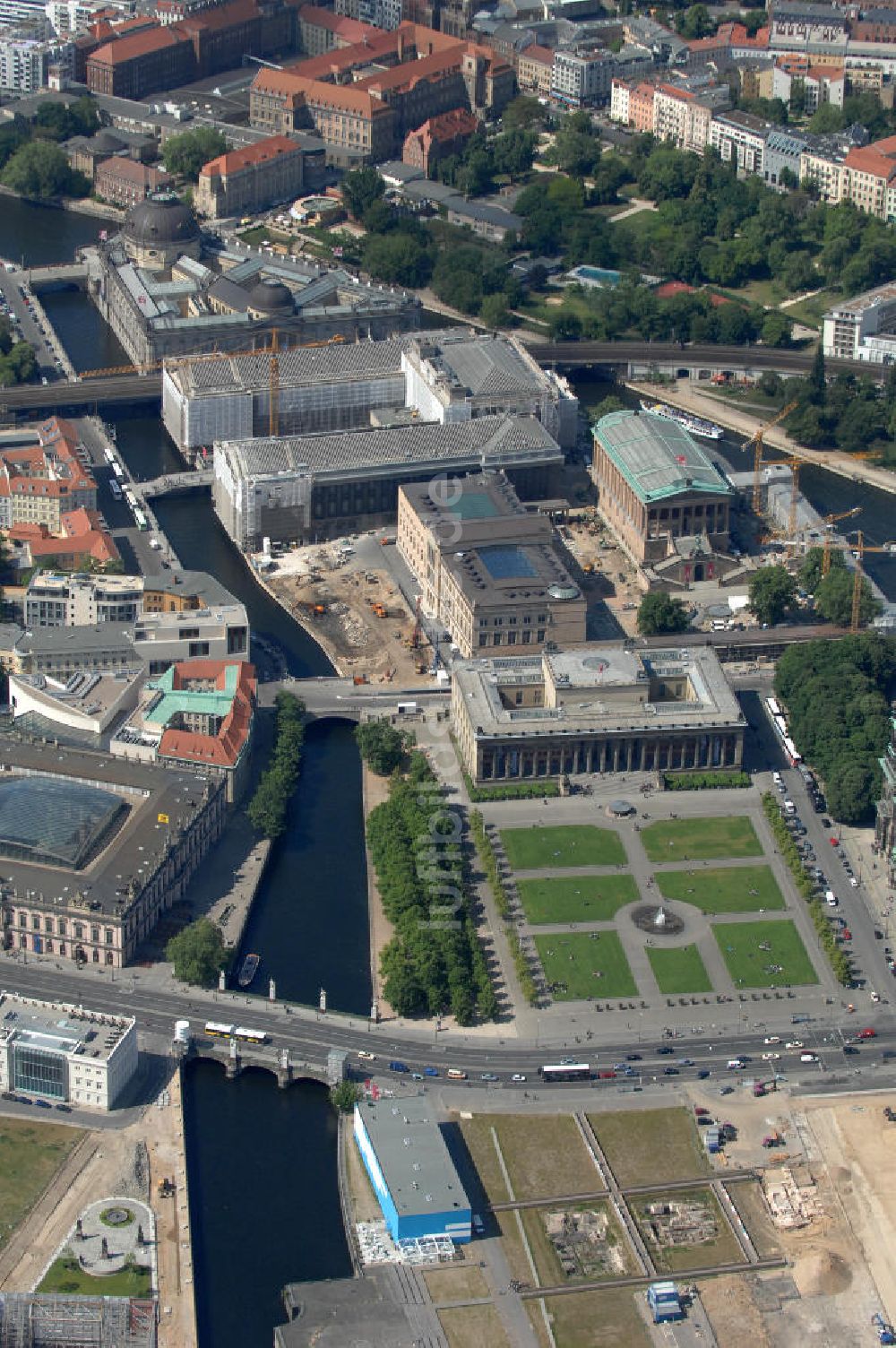 Berlin von oben - Berliner Museumsinsel