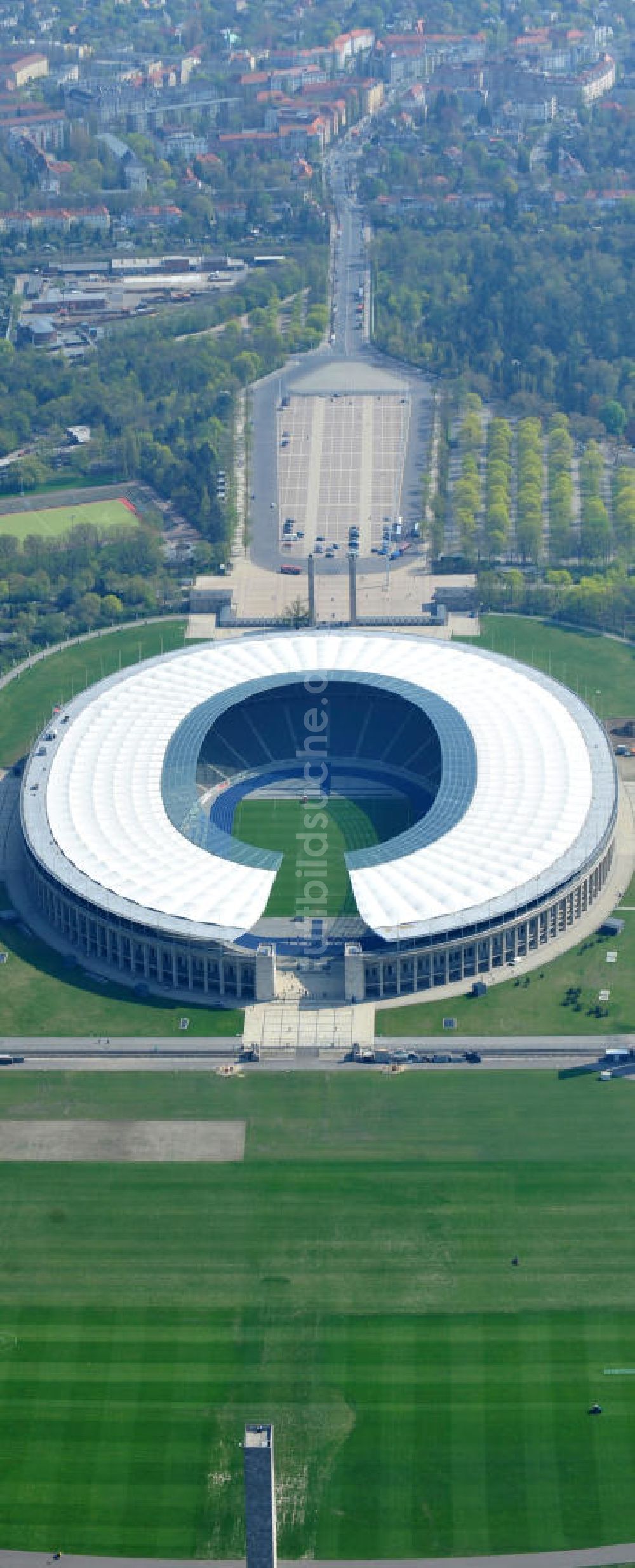 Luftbild Berlin - Berliner Olypiastadion auf dem Olymiapark Berlin