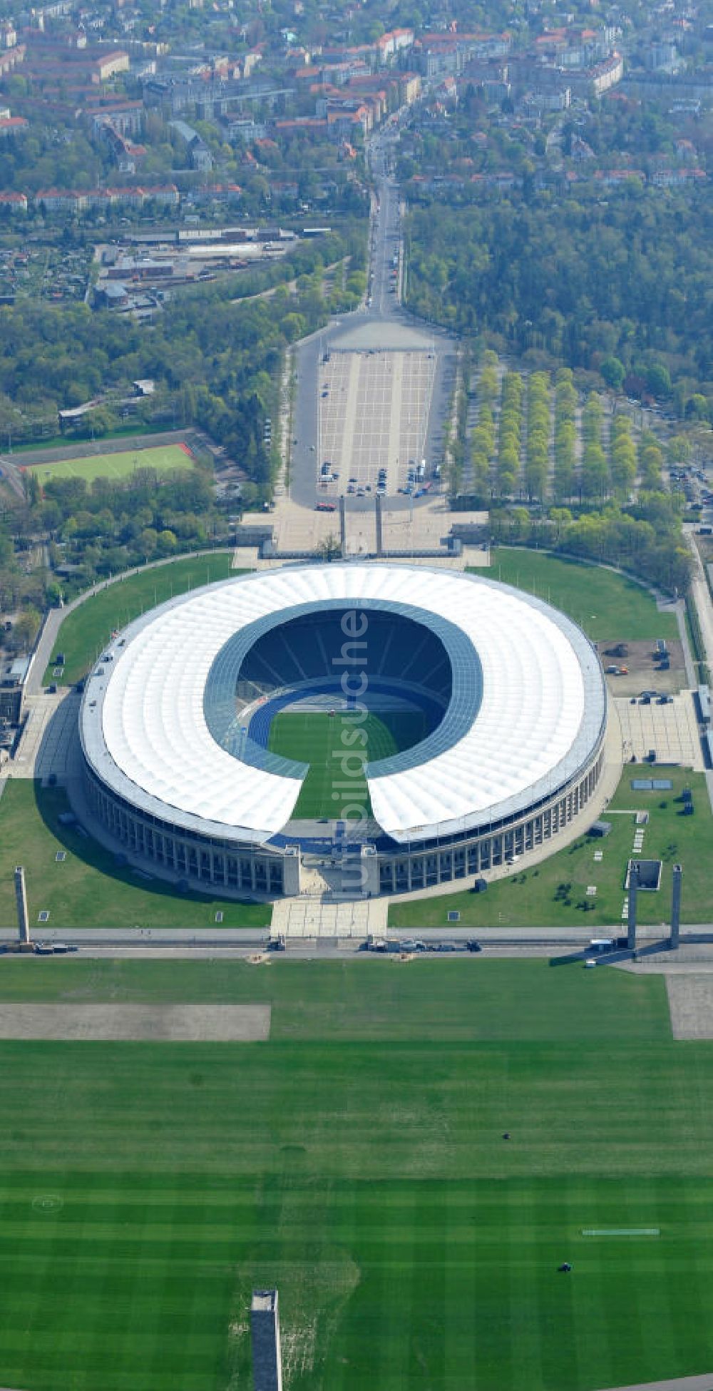 Luftaufnahme Berlin - Berliner Olypiastadion auf dem Olymiapark Berlin