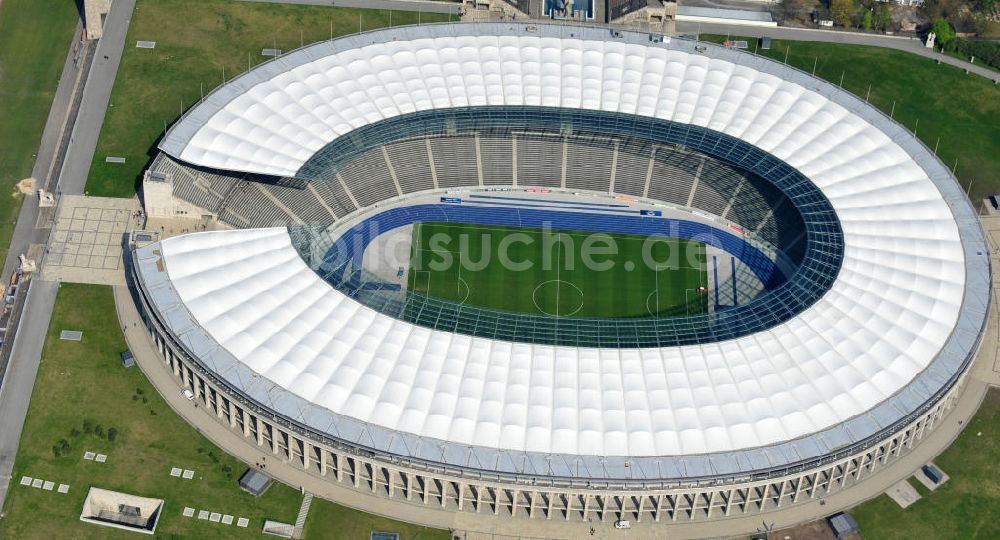 Luftbild Berlin - Berliner Olypiastadion auf dem Olymiapark Berlin