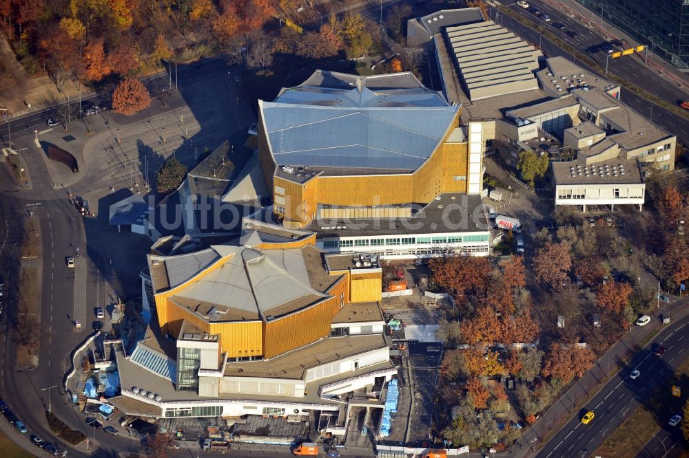 Luftbild Berlin OT Tiergarten - Berliner Philharmonie im Ortsteil Tiergarten