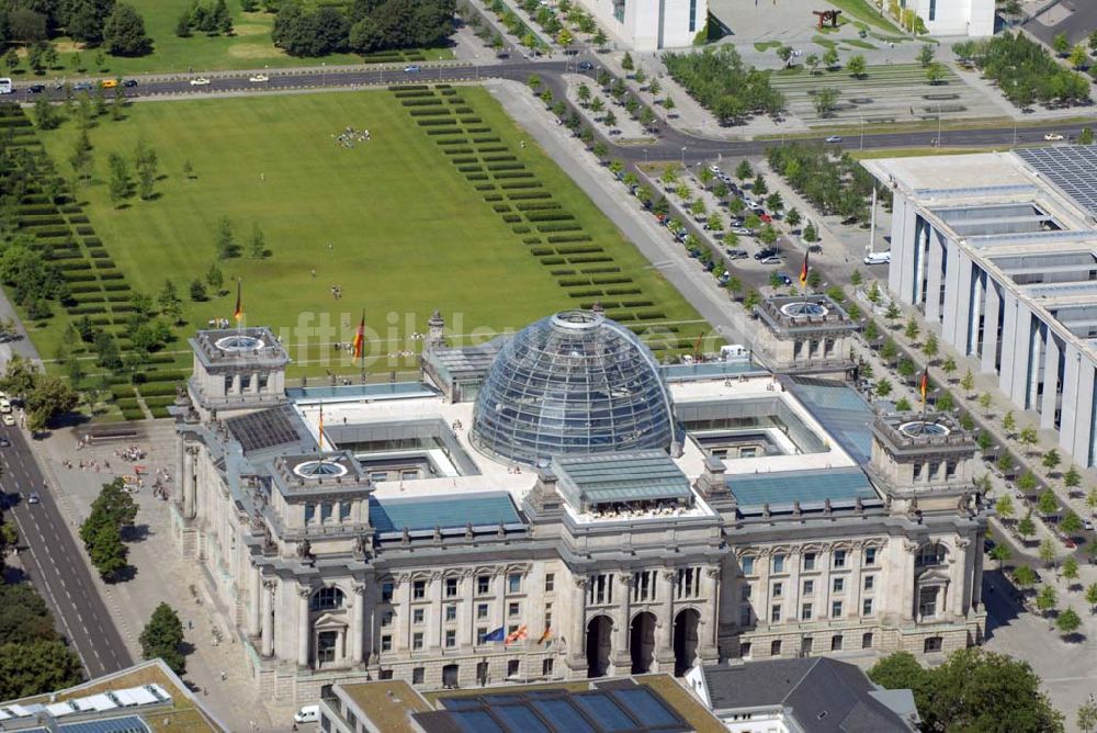 Luftaufnahme Berlin - Berliner Reichtag