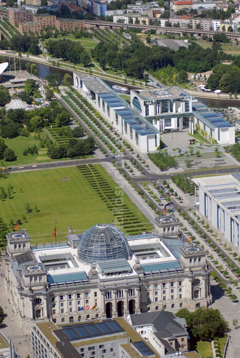 Berlin von oben - Berliner Reichtag