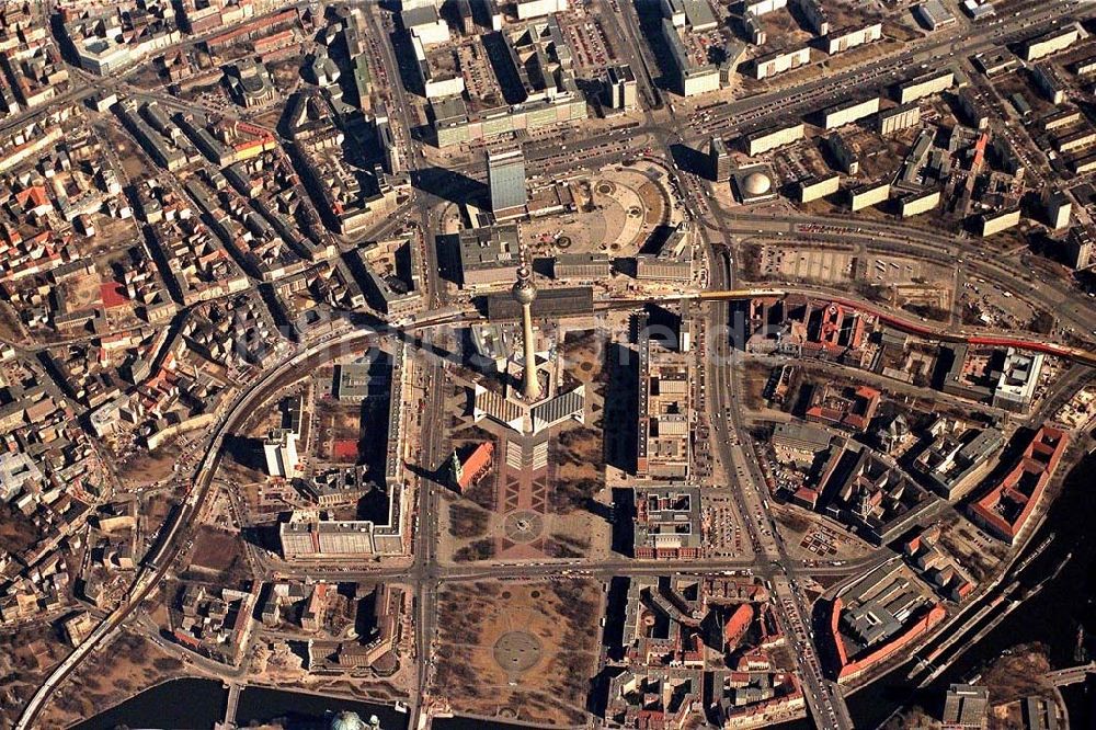 Berlin aus der Vogelperspektive: Berliner Stadtzentrum