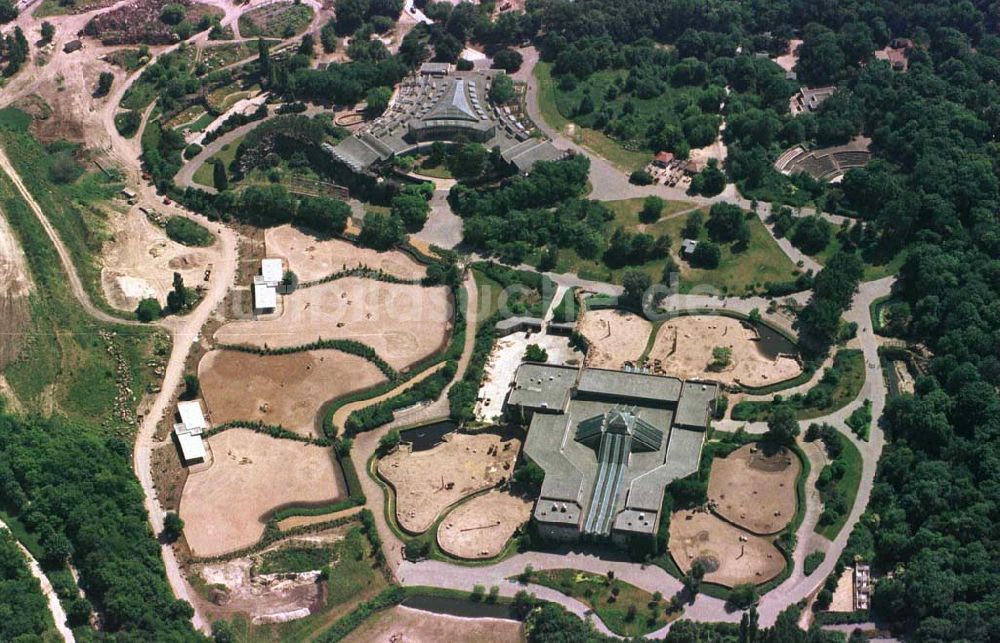 Berlin-Lichtenberg aus der Vogelperspektive: Berliner Tierpark in Lichtenberg.