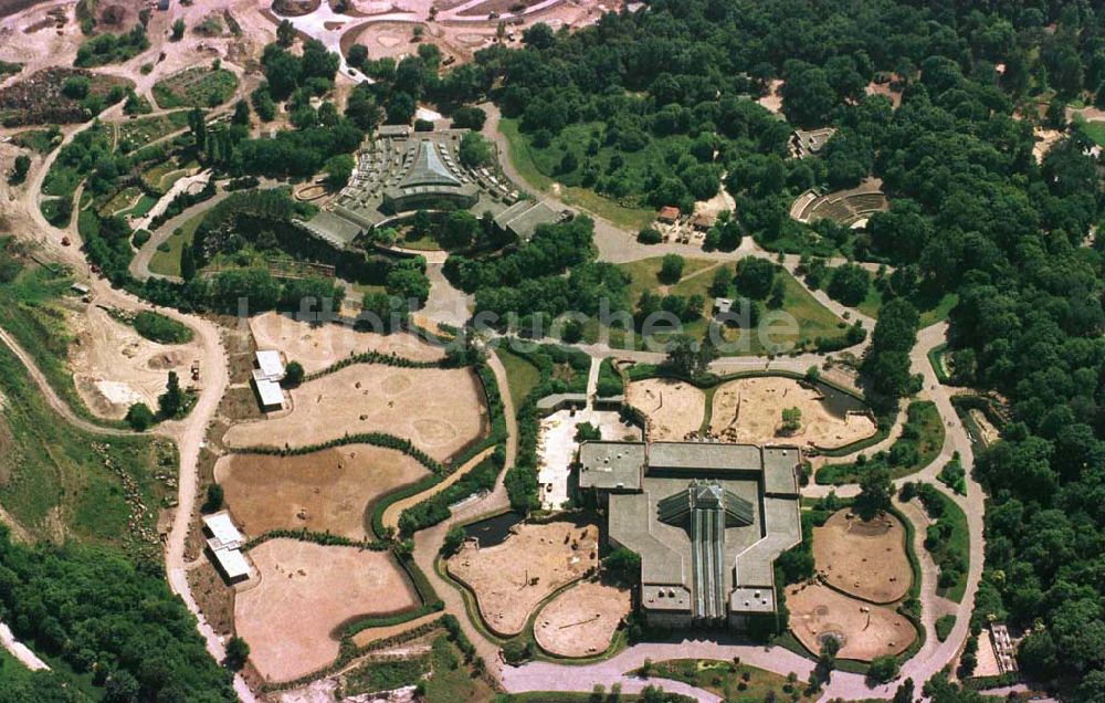 Luftbild Berlin-Lichtenberg - Berliner Tierpark in Lichtenberg.