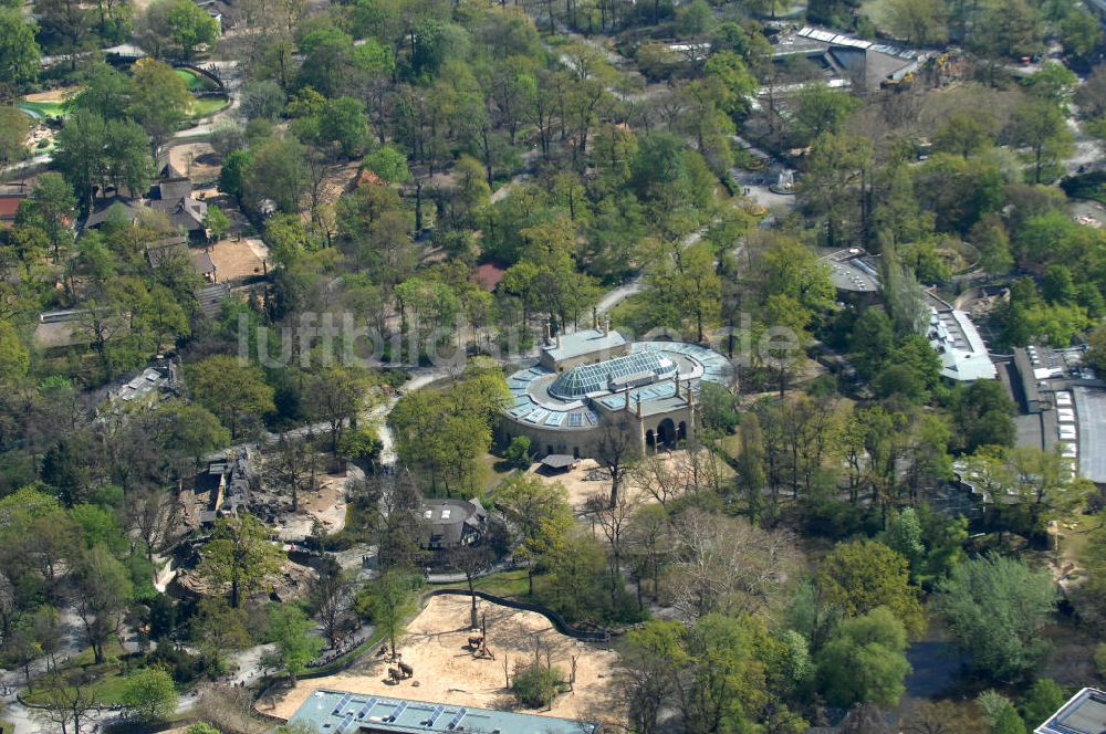 Luftaufnahme Berlin - Berliner Zoo in Berlin-Charlottenburg