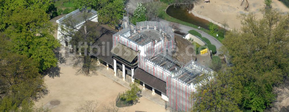 Luftaufnahme Berlin - Berliner Zoo in Berlin-Charlottenburg