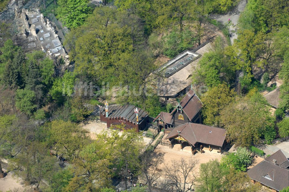 Berlin aus der Vogelperspektive: Berliner Zoo in Berlin-Charlottenburg