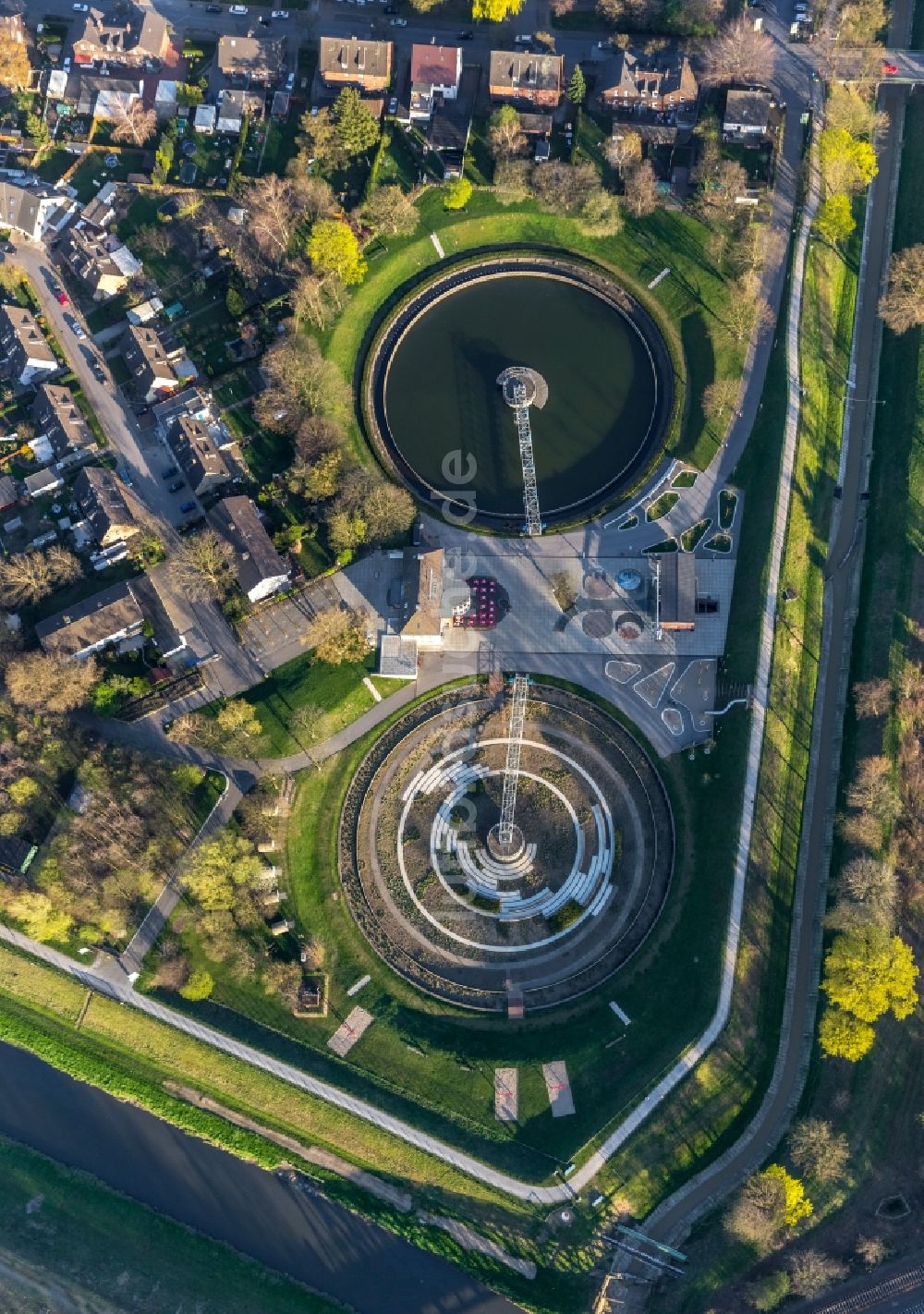 Bottrop von oben - BernePark in Bottrop im Bundesland Nordrhein-Westfalen