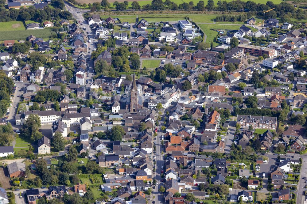 Hardt aus der Vogelperspektive: Übersicht des Stadtgebietes in Hardt im Bundesland Nordrhein- Westfalen, Deutschland