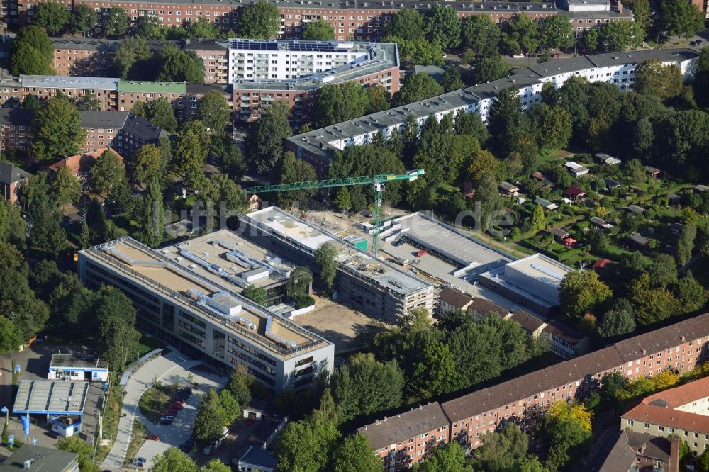 Hamburg von oben - Berufliche Medienschule Hamburg-Wandsbek in Hamburg