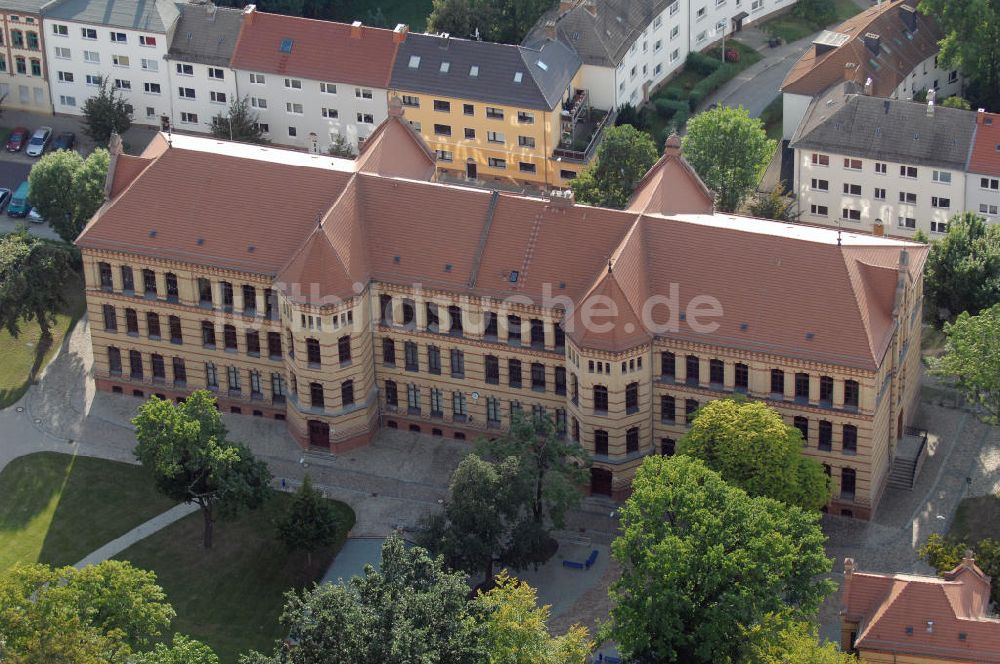 Magdeburg aus der Vogelperspektive: Berufsbildende Schule Magdeburg ?Hermann Beims in Magdeburg-Sudenburg