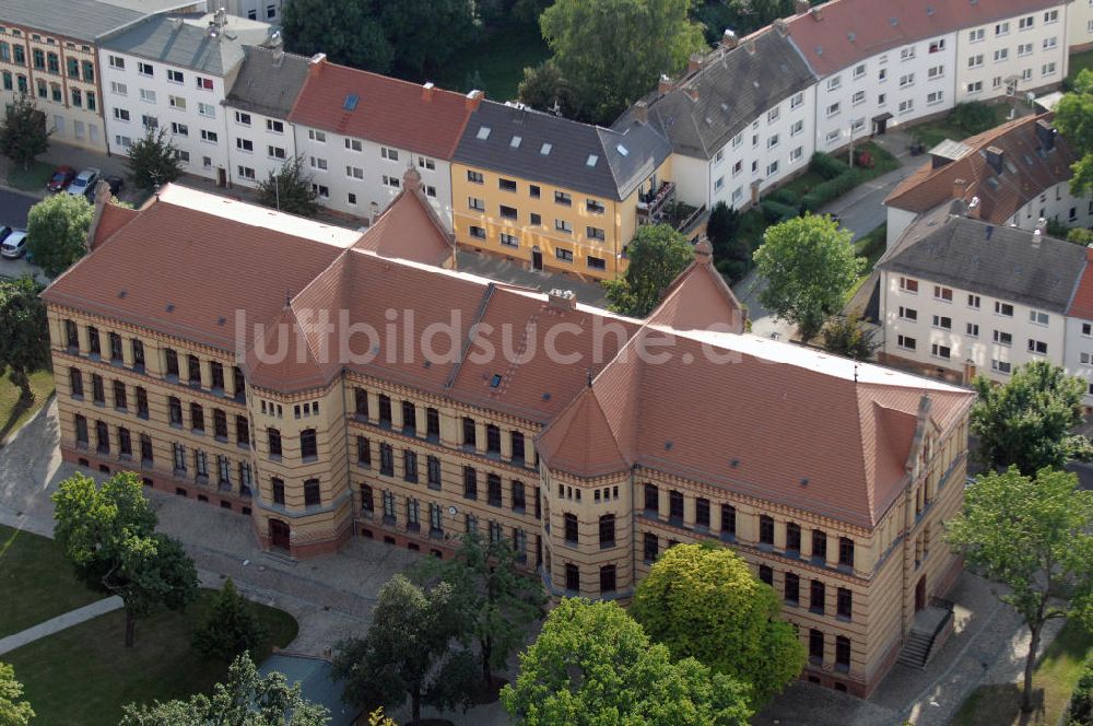 Luftbild Magdeburg - Berufsbildende Schule Magdeburg ?Hermann Beims in Magdeburg-Sudenburg