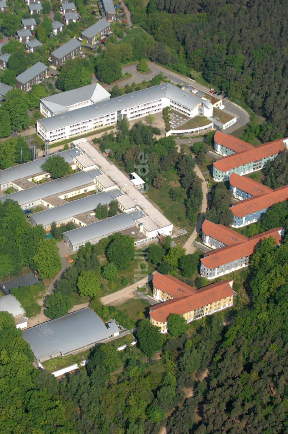 Luftbild Potsdam - Berufsbildungswerk im Oberlinhaus Potsdam-Babelsberg