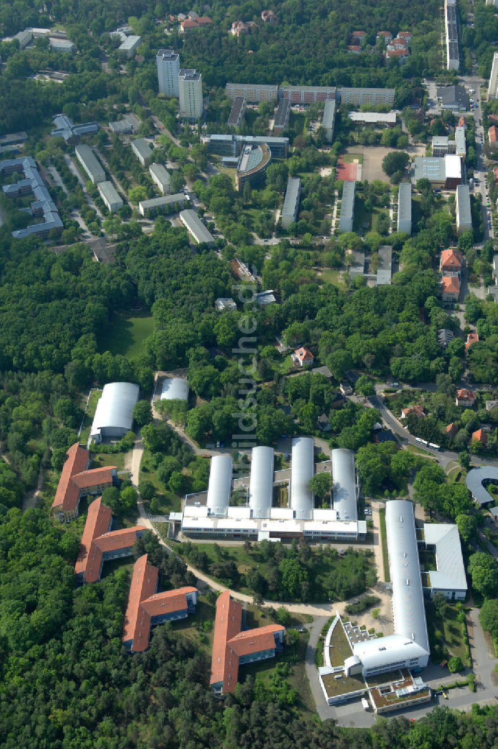 Potsdam von oben - Berufsbildungswerk im Oberlinhaus Potsdam-Babelsberg