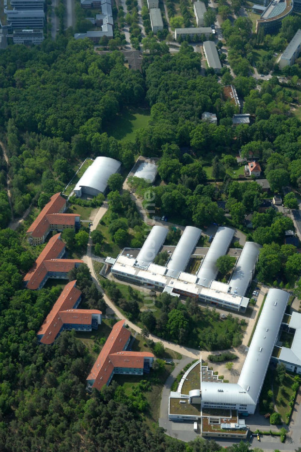 Potsdam aus der Vogelperspektive: Berufsbildungswerk im Oberlinhaus Potsdam-Babelsberg