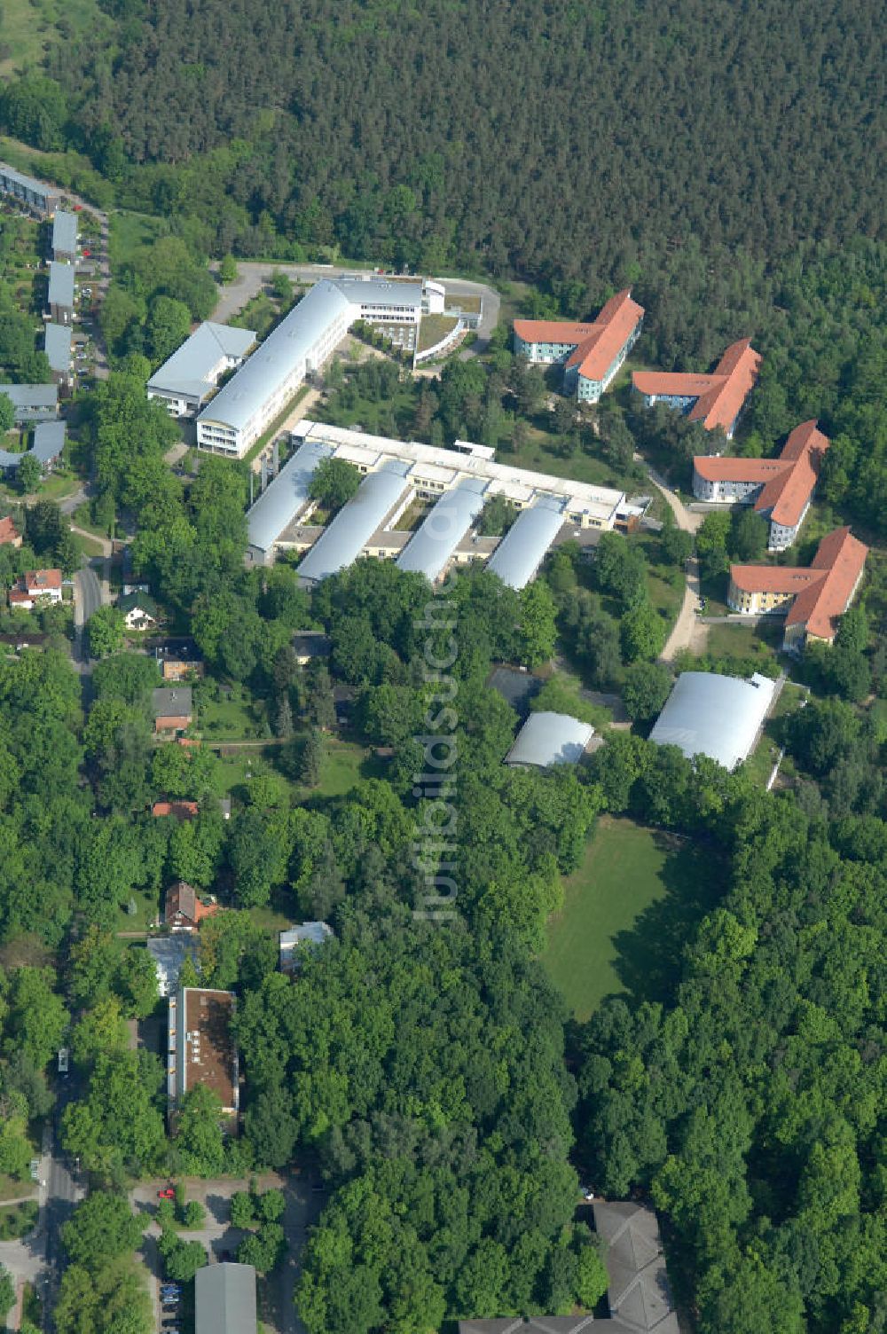 Potsdam von oben - Berufsbildungswerk im Oberlinhaus Potsdam-Babelsberg