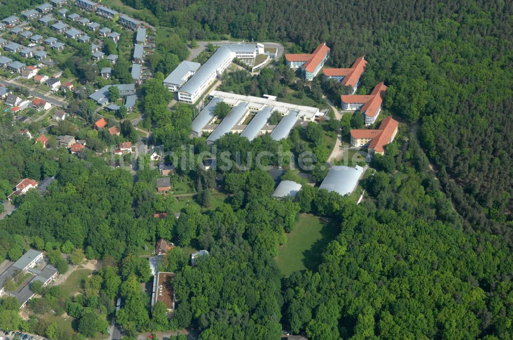 Potsdam aus der Vogelperspektive: Berufsbildungswerk im Oberlinhaus Potsdam-Babelsberg