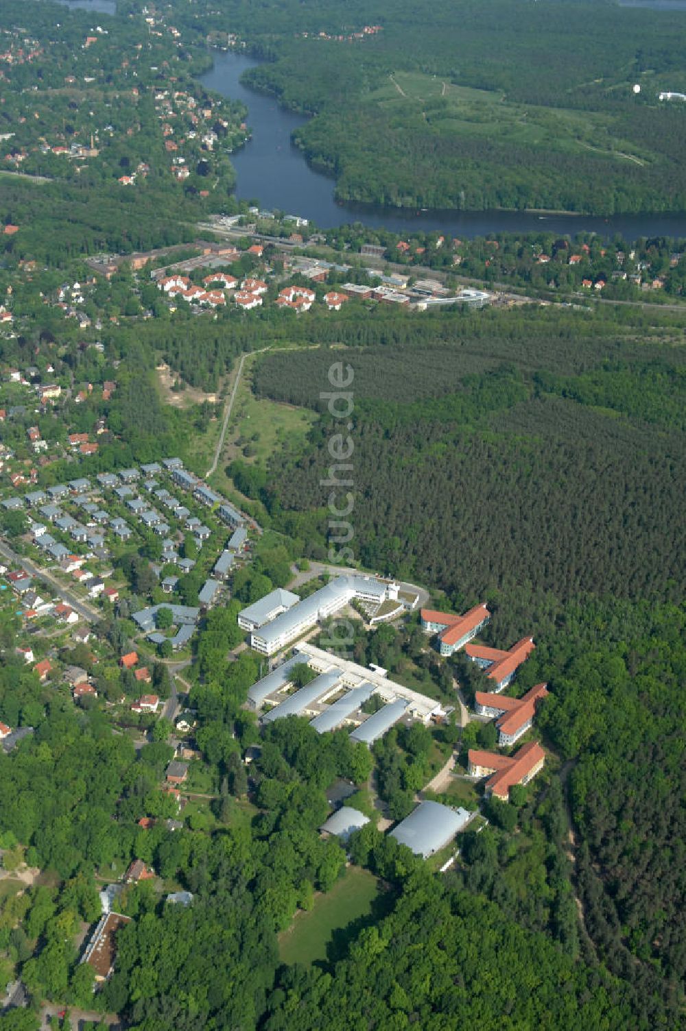 Potsdam von oben - Berufsbildungswerk im Oberlinhaus Potsdam-Babelsberg