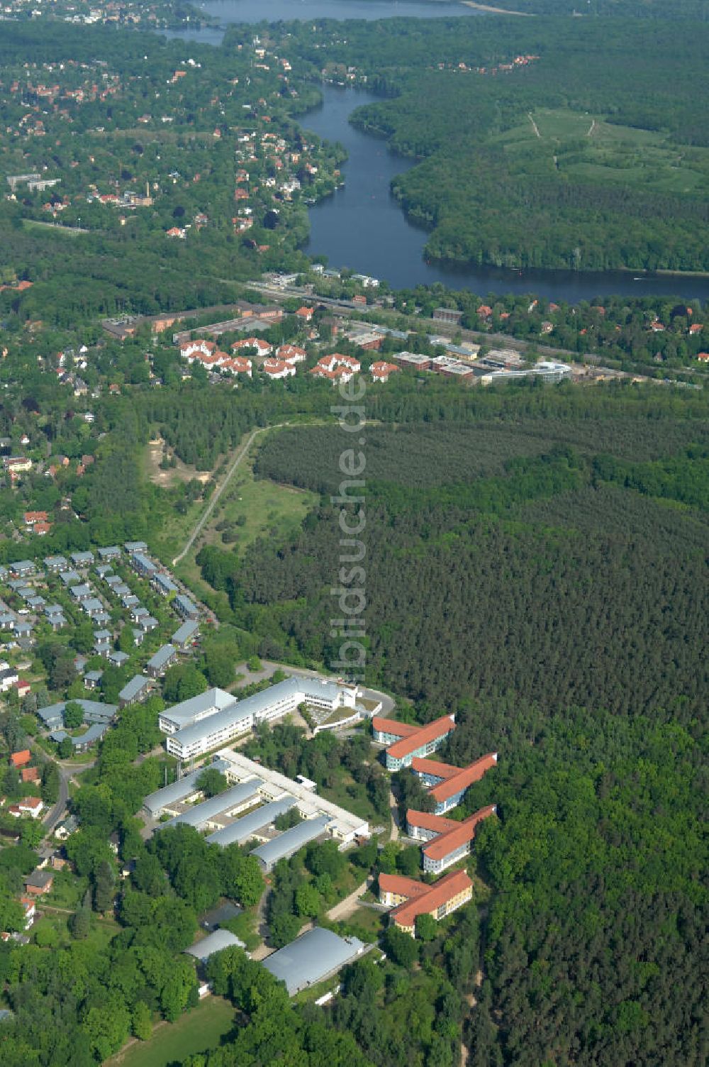 Potsdam aus der Vogelperspektive: Berufsbildungswerk im Oberlinhaus Potsdam-Babelsberg