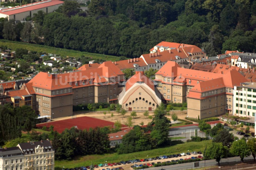 Görlitz von oben - Berufschulzentrum Görlitz