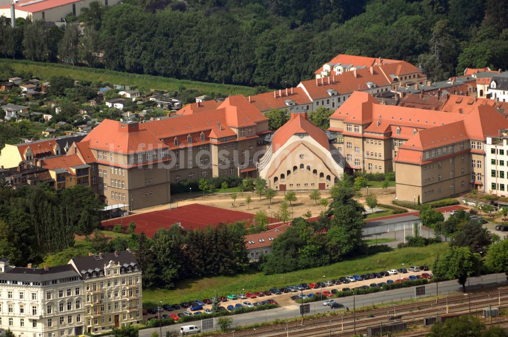 Görlitz aus der Vogelperspektive: Berufschulzentrum Görlitz