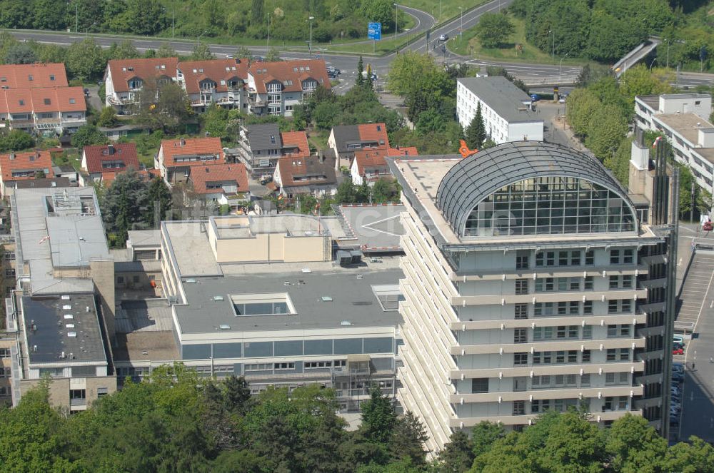 Frankfurt am Main von oben - Berufsgenossenschaftliche Unfallklinik Frankfurt am Main