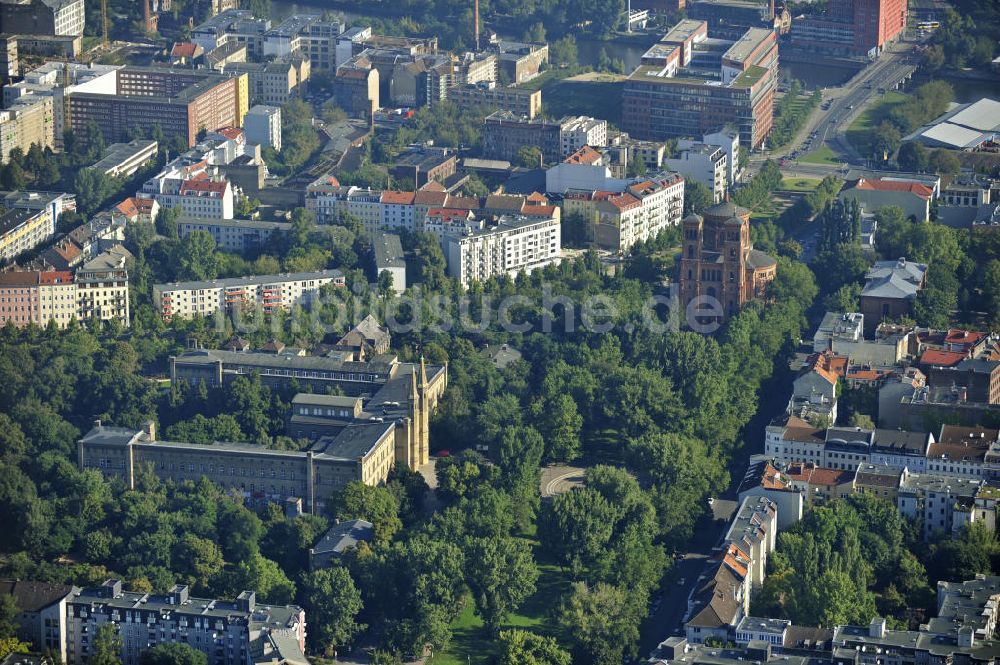 Luftbild Berlin - Bethanien in Berlin-Kreuzberg