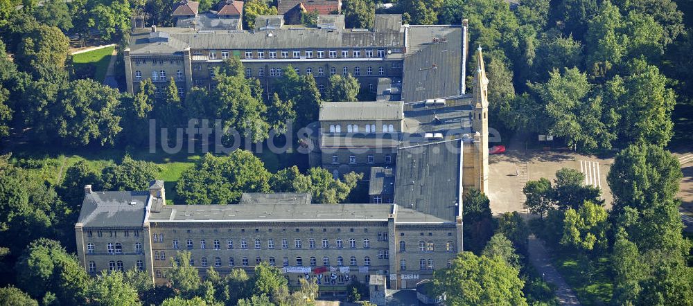 Luftaufnahme Berlin - Bethanien in Berlin-Kreuzberg