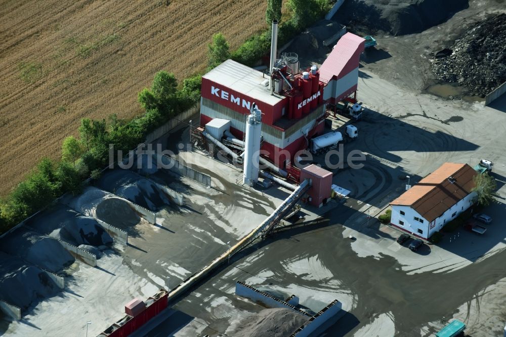 Luftbild Leipzig - Beton- und Baustoffmischwerk in Leipzig im Bundesland Sachsen