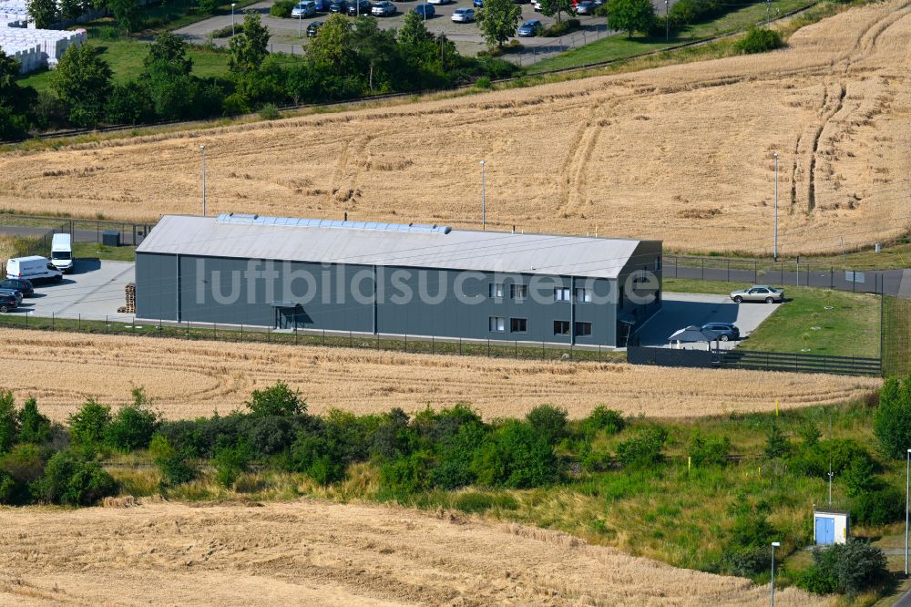 Luftbild Delitzsch - Betriebshof der BioVersal Deutschland GmbH in Delitzsch im Bundesland Sachsen, Deutschland