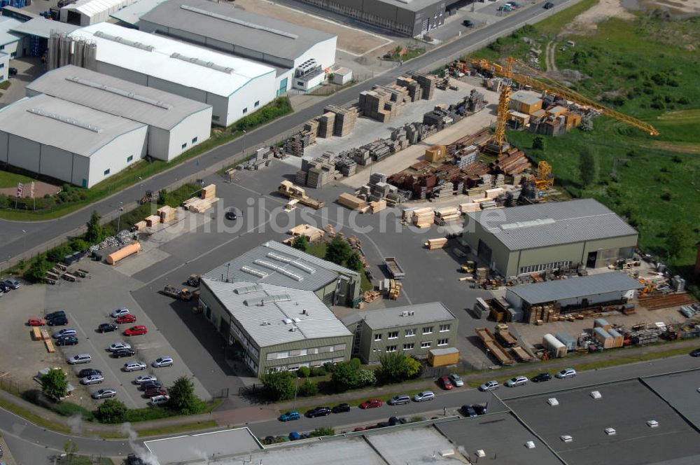 Luftbild Oebisfelde - Betriebshof der EUROVIA Beton GmbH in Oebisfelde