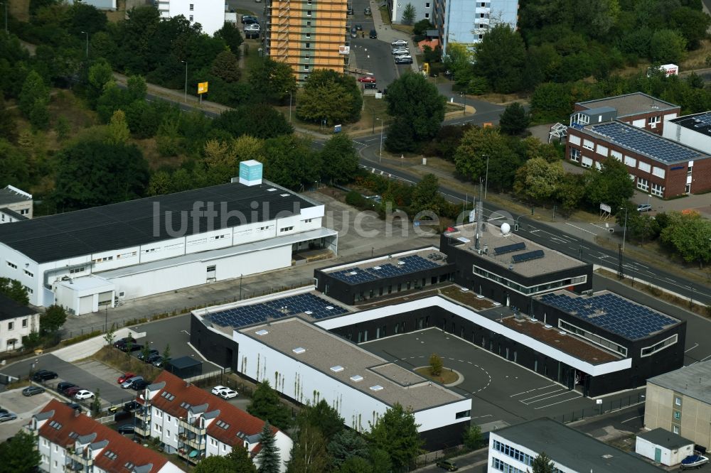 Luftbild Erfurt - Betriebshof der Feuerwehr in Erfurt im Bundesland Thüringen