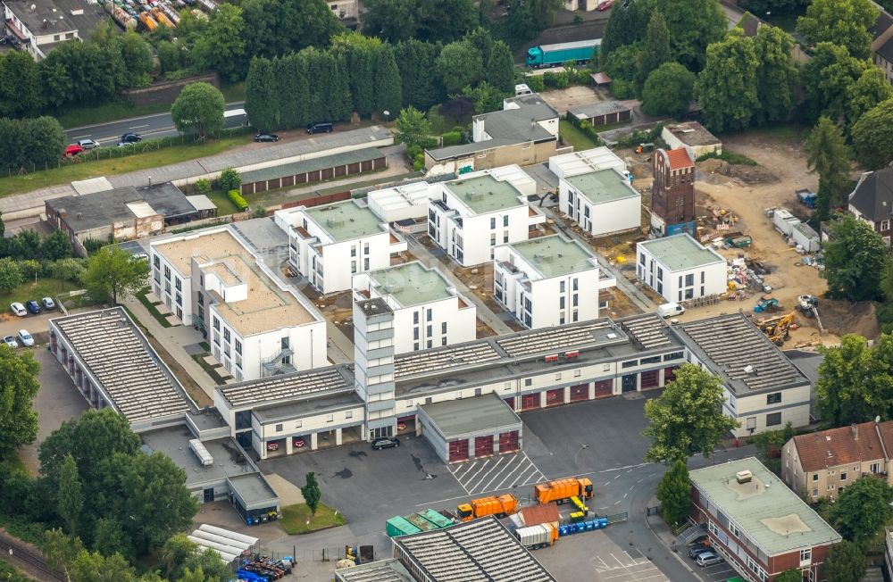 Luftbild Gladbeck - Betriebshof der Feuerwehr in Gladbeck im Bundesland Nordrhein-Westfalen, Deutschland