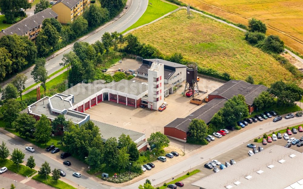 Luftaufnahme Heiligenhaus - Betriebshof der Feuerwehr in Heiligenhaus im Bundesland Nordrhein-Westfalen