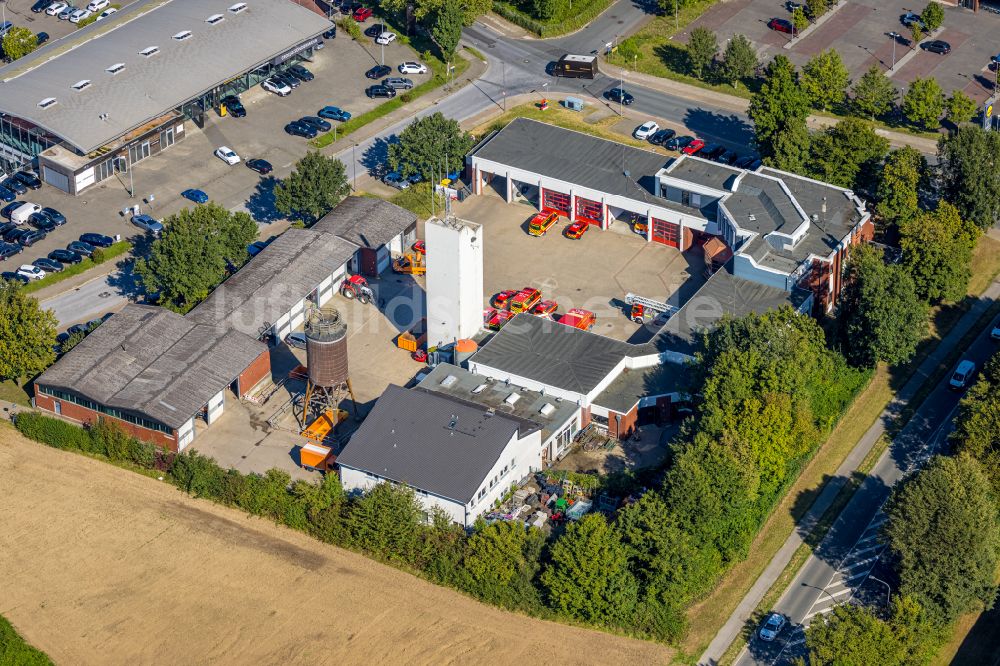 Luftbild Heiligenhaus - Betriebshof der Feuerwehr in Heiligenhaus im Bundesland Nordrhein-Westfalen, Deutschland