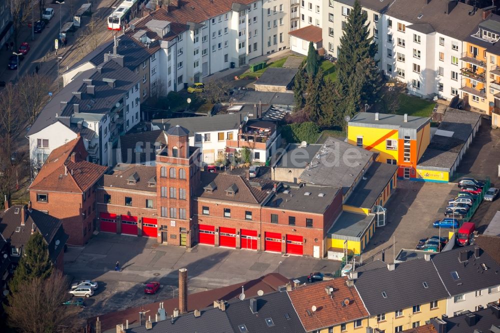 Luftbild Witten - Betriebshof der Feuerwehr in Witten im Bundesland Nordrhein-Westfalen