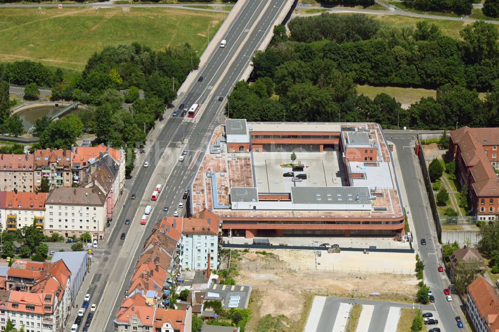 Luftbild Nürnberg - Betriebshof der Feuerwehrwache in Nürnberg im Bundesland Bayern, Deutschland