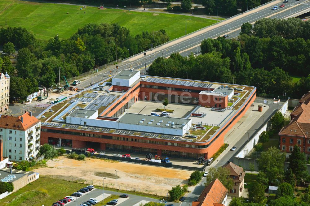 Luftbild Nürnberg - Betriebshof der Feuerwehrwache in Nürnberg im Bundesland Bayern, Deutschland