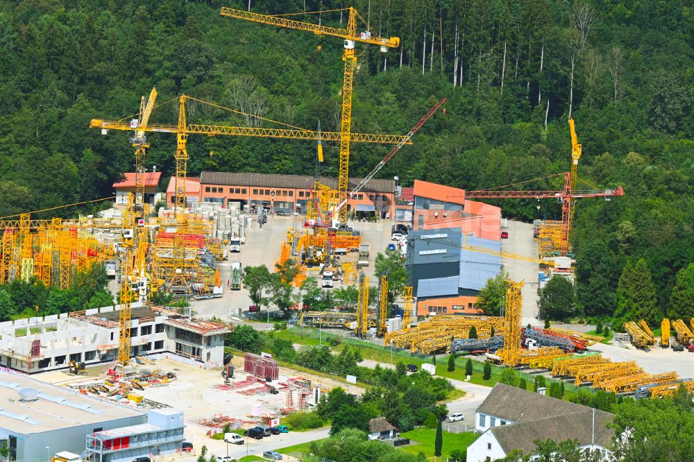 Luftaufnahme Göppingen - Betriebshof der CT Kranservice GmbH in Göppingen im Bundesland Baden-Württemberg, Deutschland