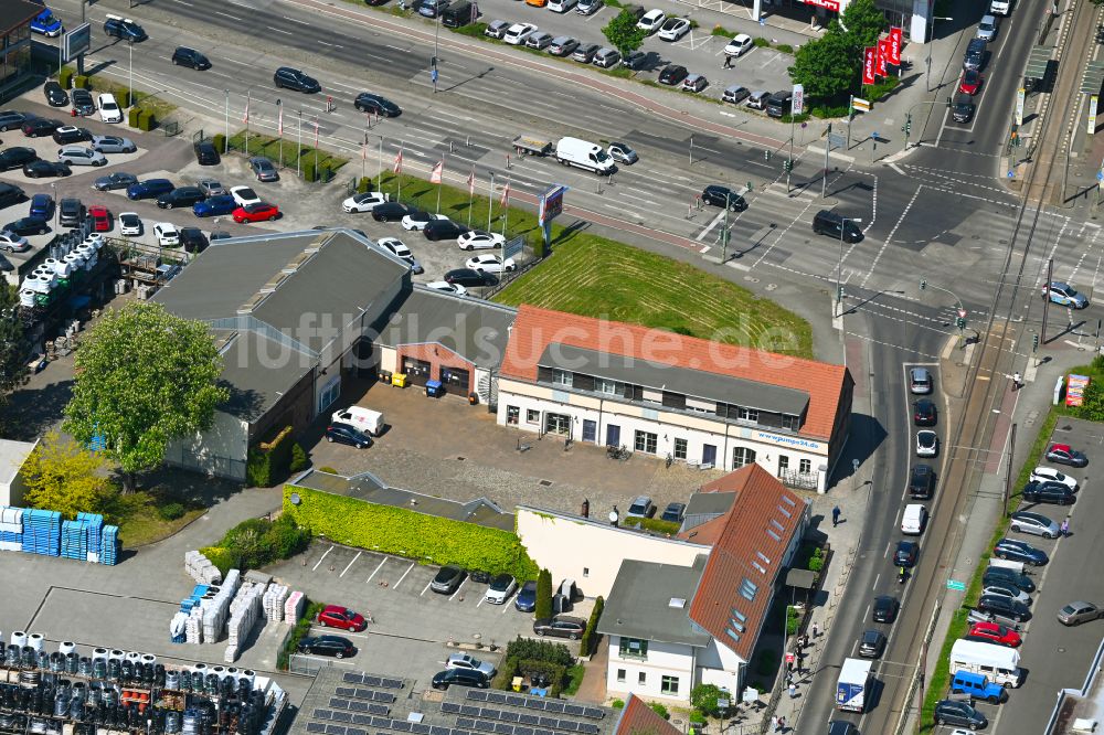 Luftbild Berlin - Betriebshof der Pegel Pumpenanlagen GmbH in Berlin, Deutschland