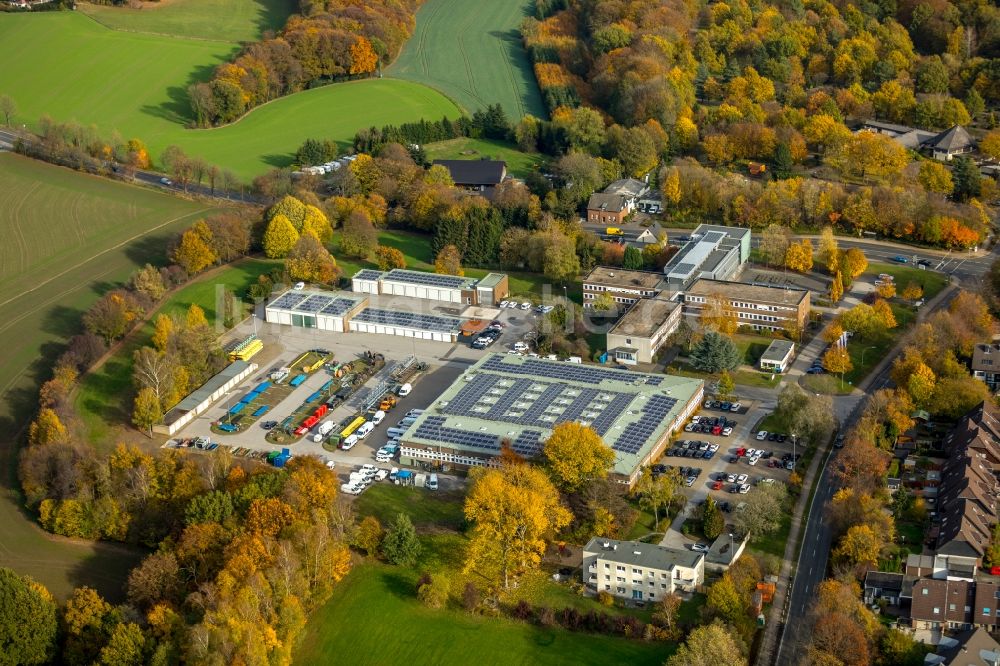 Luftbild Velbert - Betriebshof Stadtwerke Velbert in Velbert im Bundesland Nordrhein-Westfalen, Deutschland