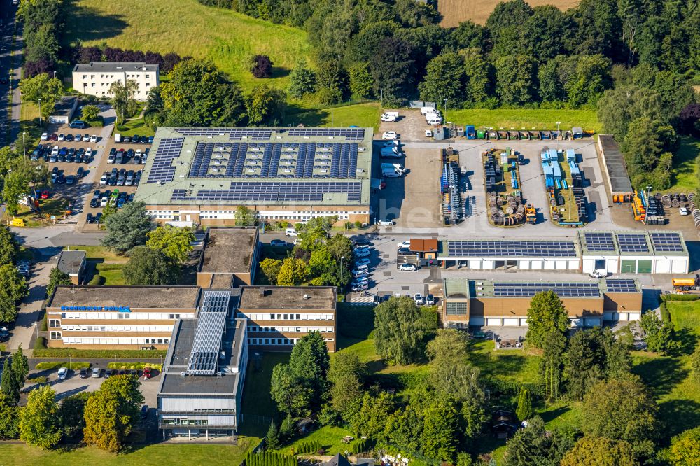 Luftbild Velbert - Betriebshof Stadtwerke Velbert in Velbert im Bundesland Nordrhein-Westfalen, Deutschland